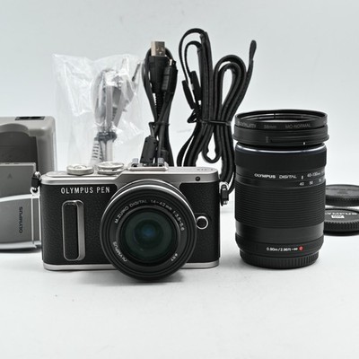 Olympus PEN E-PL10 weiß 16,1 MP EZ 14-42 40-150 Objektive [fast neuwertig]