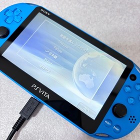 SONY PS Vita PCH-2000 ZA23 Aqua Blue Console Wi-Fi model from Japan NEW