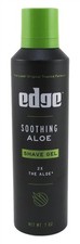  2 PACK Edge Shave Gel Soothing Aloe 7 Ounce