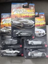 2026 Hot Wheels Fast Furious Silver Series - SET OF 5 Silver Anniversary