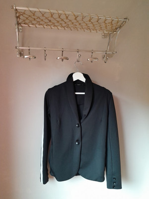 Rich & Royal Blazer Damen Business Jacke Kostümjacke Gr. M Schwarz