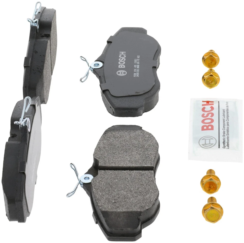 Juego de pastillas de freno de disco delanteras Bosch BP676 para 96-04 Land Rover Range Rover Discovery Foto 4 de 4