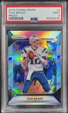 Tom Brady 2016 Panini #2 *Silver Prizm* New England Patriots GOAT Football PSA 9