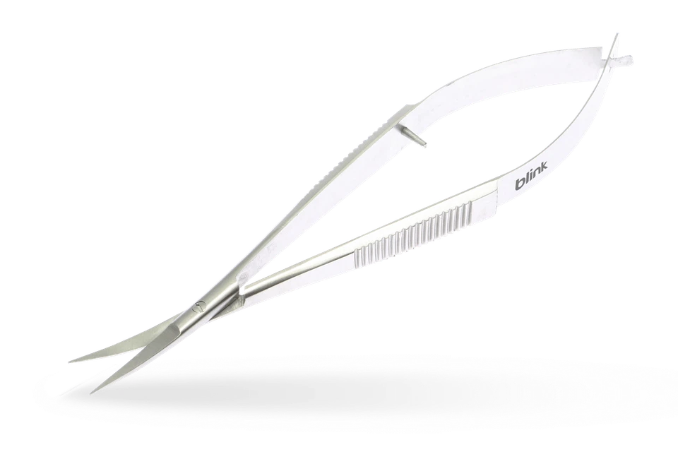 BLINK MEDICAL 10 X Blink Westcott Scissors Curved 95mm Slim Ophthalmic Surgical Tools