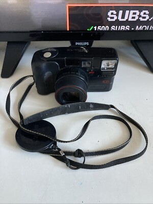 Canon Sure Shot Mega Zoom 105 analoge Kleinbildkamera Point & Shoot, ohne Akkudeckel