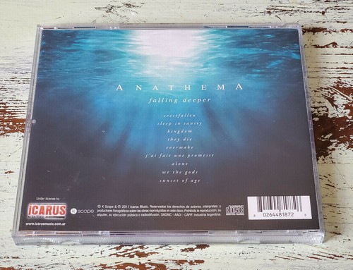 NM Anathema – Falling Deeper (2011) Icarus Music – ICARUS 841 CD, Argentina - Picture 3 of 3