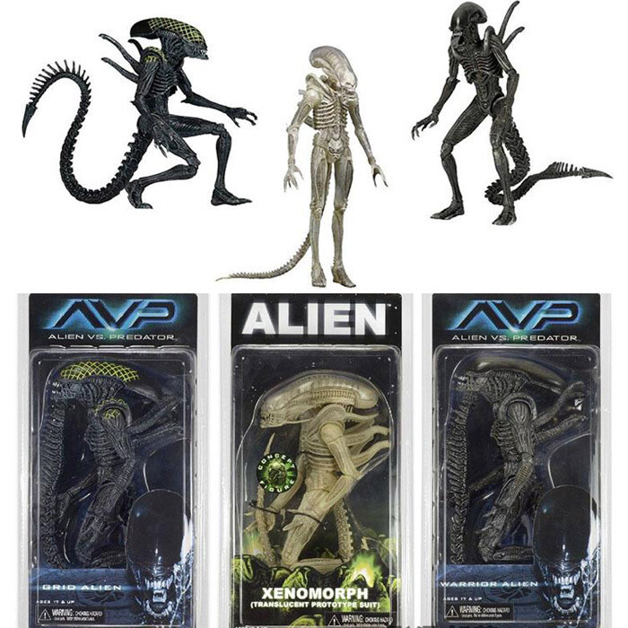 neca エイリアン　avp NECA Aliens Warrior Alien vs Predator AVP Black 7