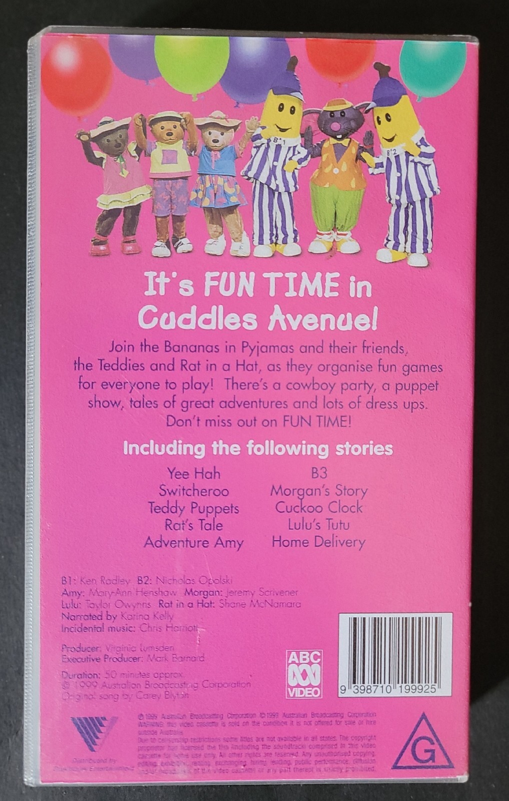 Bananas in Pyjamas Fun Time Kids VHS ABC 1999 eBay
