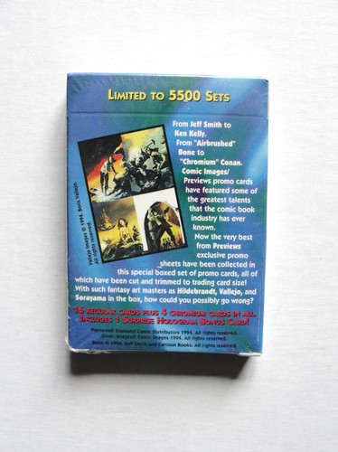 COMIC IMAGES / PREVIEWS PROMO CARD SET #1 ~ New Still Sealed HILDEBRANDT VALLEJO - Picture 2 of 2