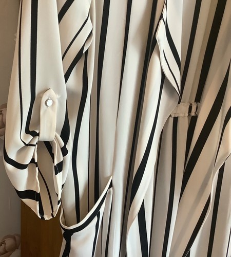 Wallis cream & black trouser suit Sz jacket 14 trousers 12 long sleeve BN - Picture 10 of 12