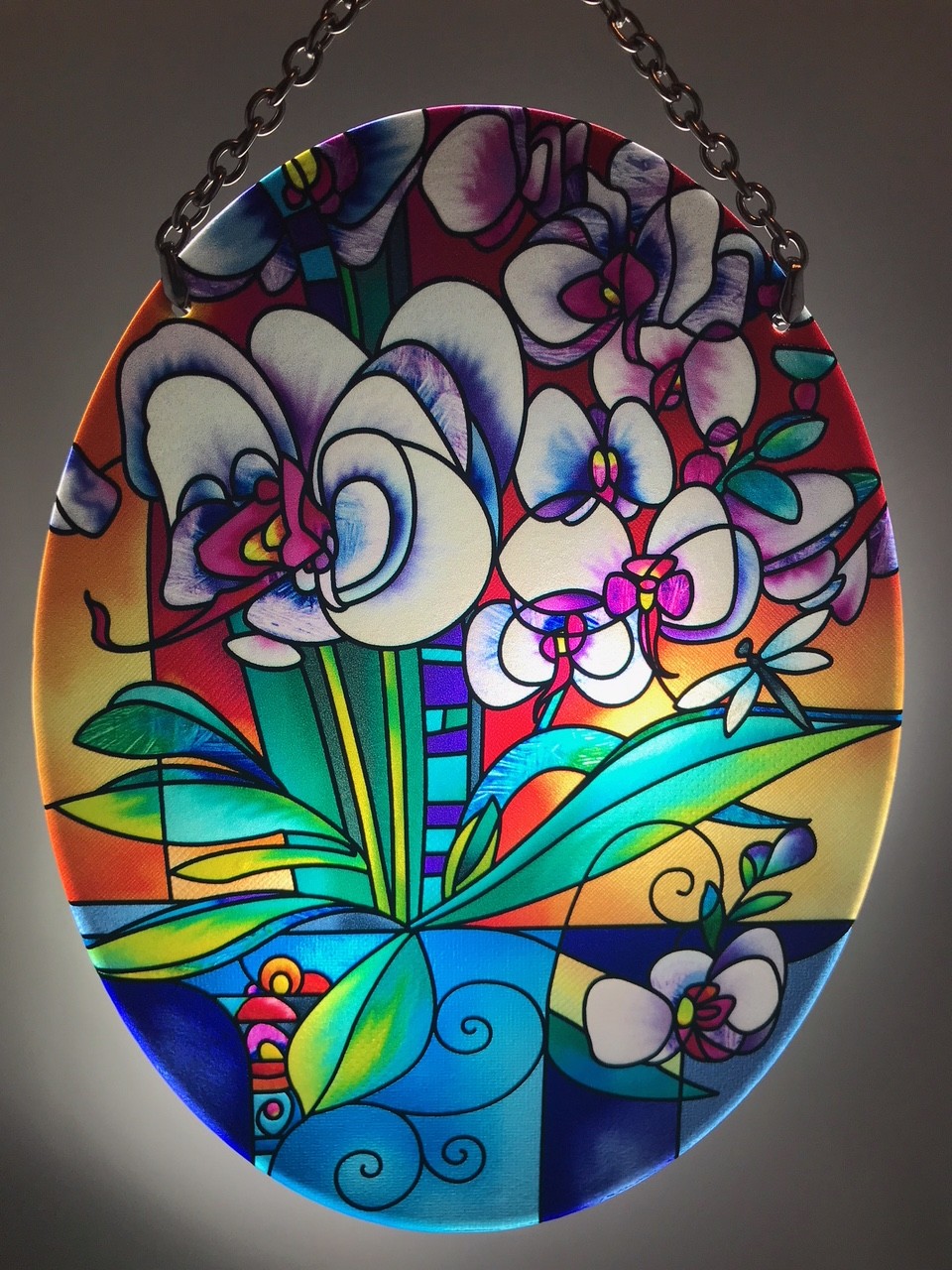 Comprar Joan Baker Designs Hand Painted Art Glass SuncatcherMO064R