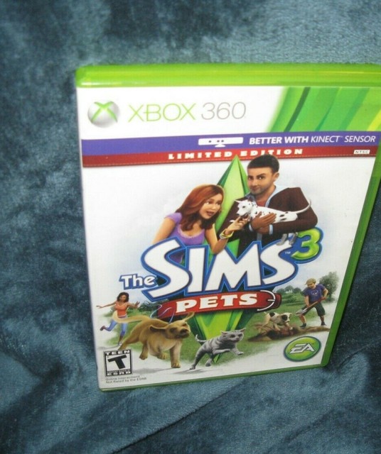 The Sims 3 Pets Limited Edition (Microsoft Xbox 360, 2011) for sale