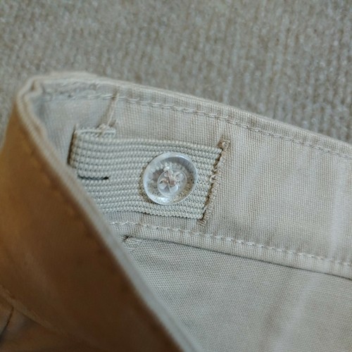 Old Navy Skinny Uniform School Pants Girls Size 10 Beige Adjustable Waist NEW - Picture 4 of 7