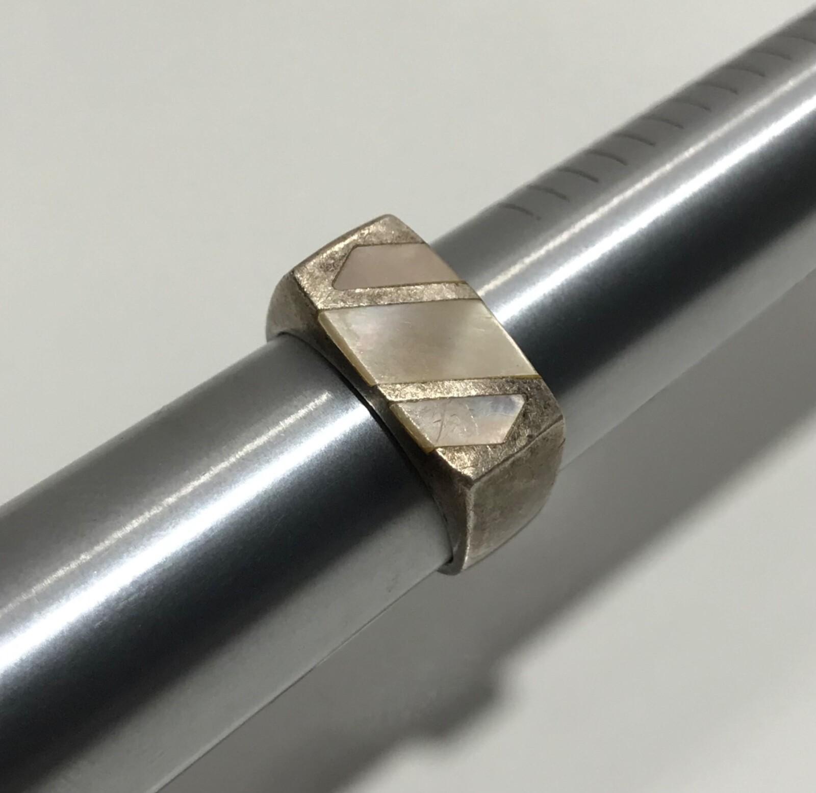 Designer 925 Sterling Silver Rectangular Inlaid M… - image 12