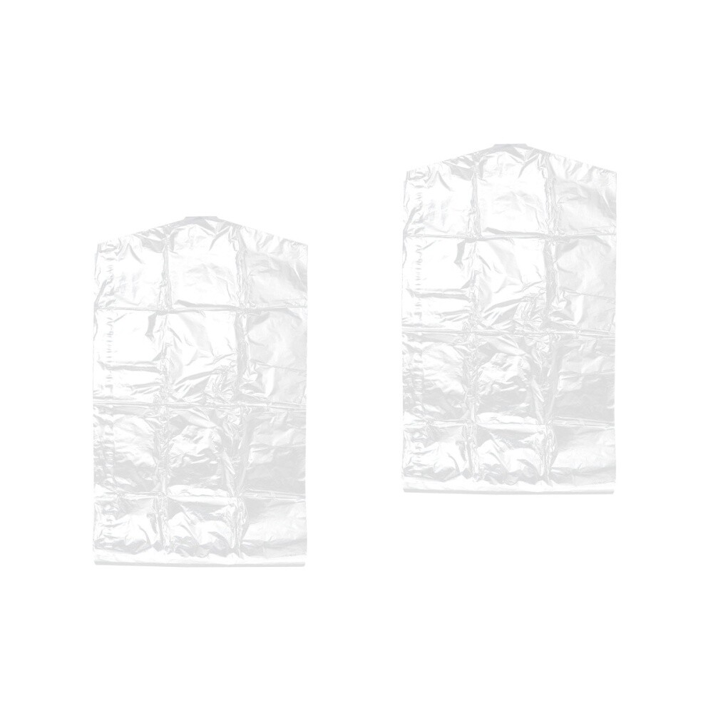 60 pcs 60x130cm Clothes Dust Cover Clear Plastic Garment Bags