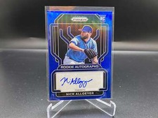 Nick Allgeyer 2022 Prizm Blue Rookie Auto RA-NA /149 Blue Jays RC