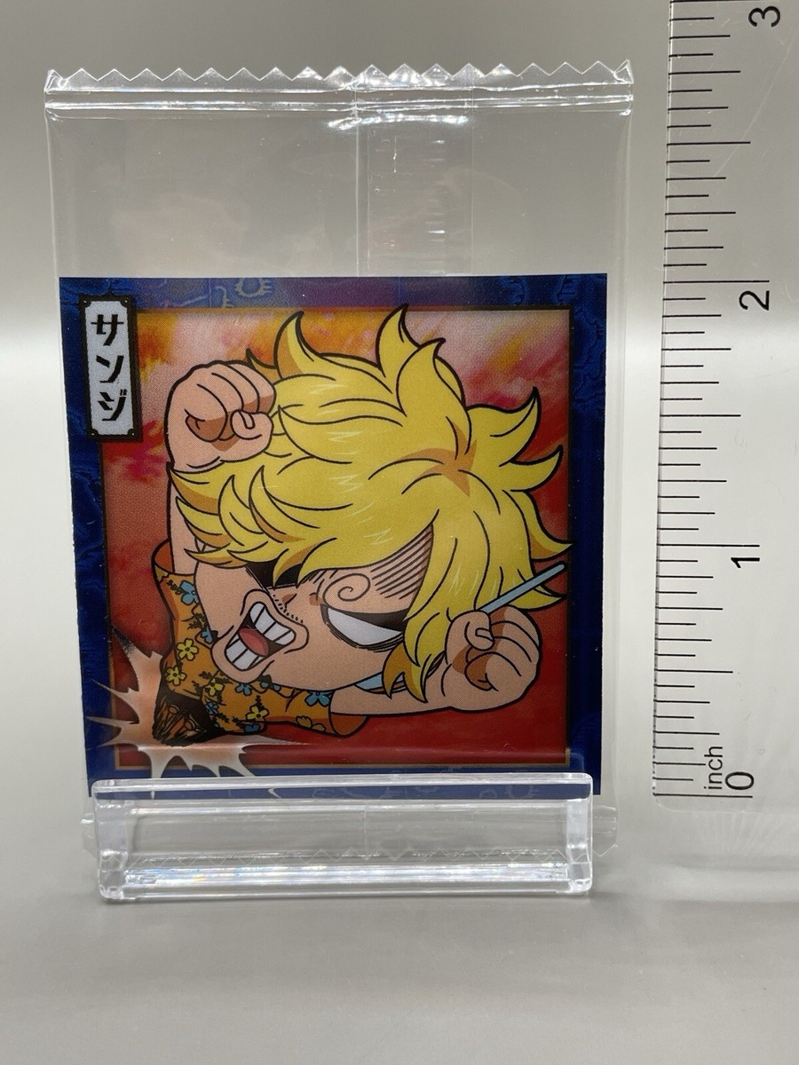 サンジ　シール One Piece Wafers Straw Hat Crew Sanji sticker seal Japanese Anime