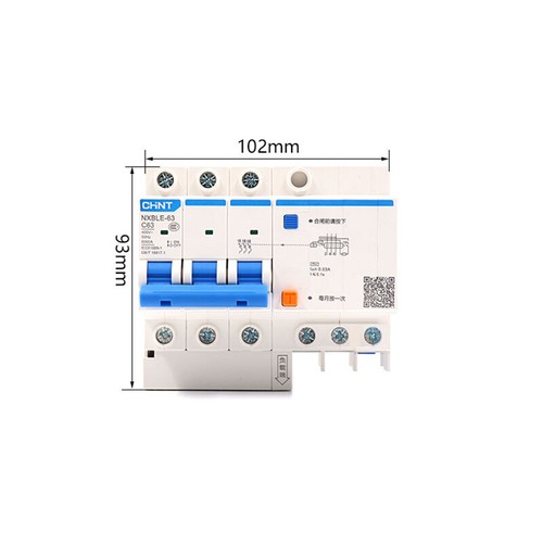 AC Circuit Breaker With Leakage Protection 1P+N/2P/3P/3+N/4P Pole MCB 6A-63A PC - Picture 37 of 54