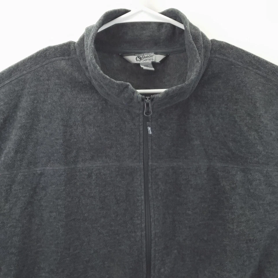 Chaqueta polar Gander Mountain Guide Series para hombre 2XL gris cremallera completa Foto 3 de 4