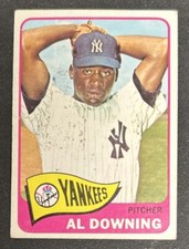 1965 Topps Al Downing Short Print SP Card High #598 Yankees Pitcher Low-Grade