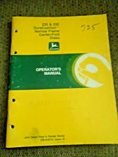 John Deere 235 & 235 DuraCushion Narrow Frame Center-Fold Disk Operator's Manual