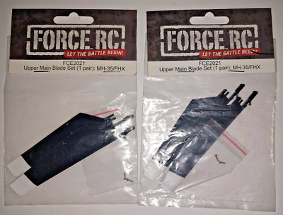 Force RC FCE2021 Upper Main Blade Set 2 Sets Pairs: MH-35/FHX