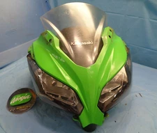 2013 Kawasaki EX 300 Ninja front headlight upper fairing stay bracket 13 14 15