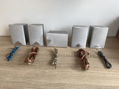 5x TEAC Lautsprecher Set 2x REAR, 2x FRONT Und 1x CENTER SPEAKER SYSTEM