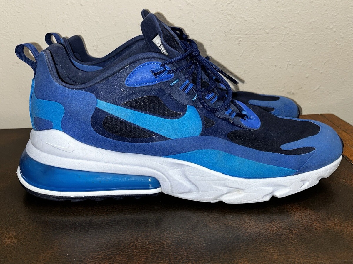 mens nike air max 270 react blue