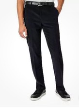 Michael Kors Men's Modern Fit Corduroy Dress Pants Black 29x30