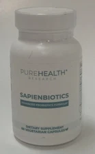 PureHealth Research Sapienbiotics Advanced Probiotics Formula 60 - Exp : 07/2025