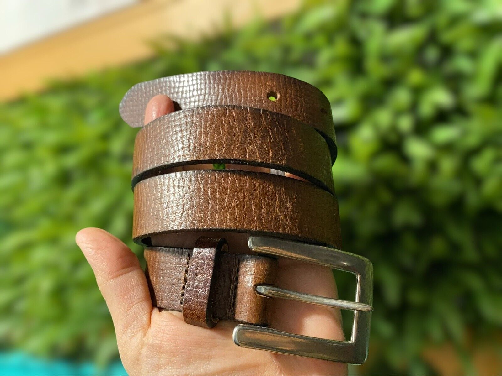 Vintage Limited belt Sz 32 Italian Leather Made I… - image 1