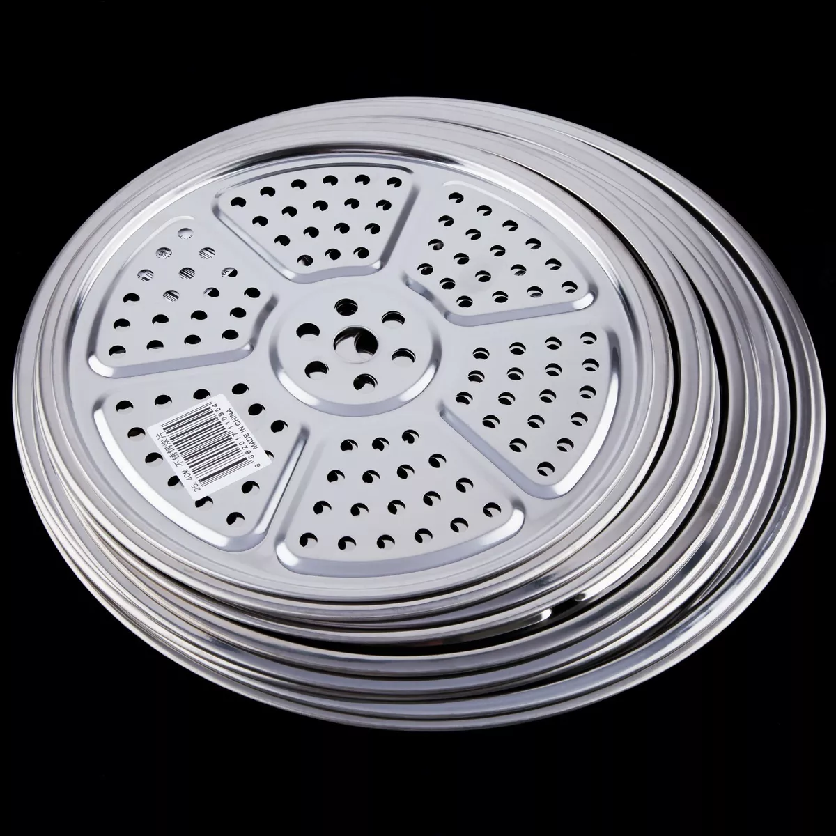 New Stainless Steel Steamer Rack Steamer Tray Steaming Plate Round Home  Kitchen