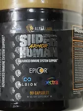 ALPHA LION - SUPER HUMAN ARMOR - 90 Capsules - Immune Support - Exp 3/2026