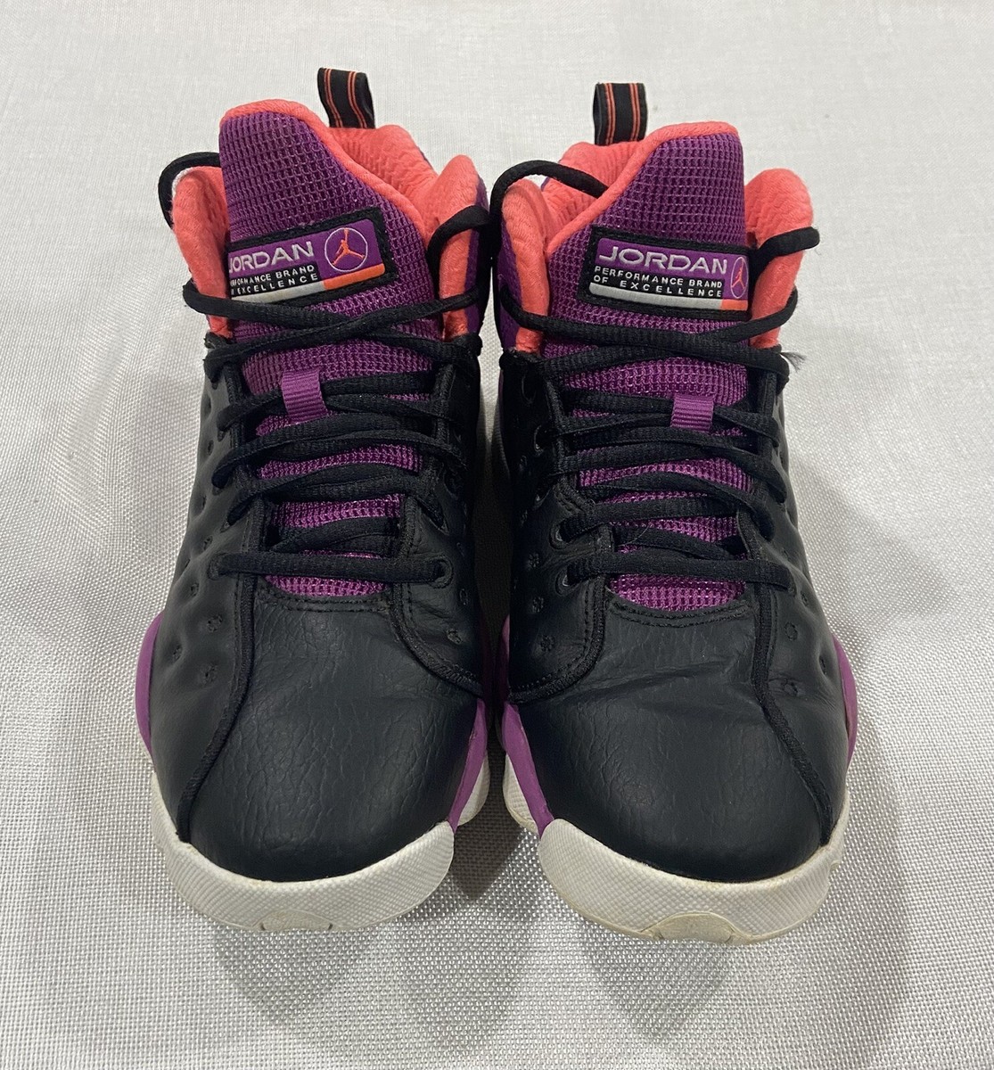 ジョーダン Nike Air Jordan Jumpman Team II Mid Black/Orange/Purple - Youth