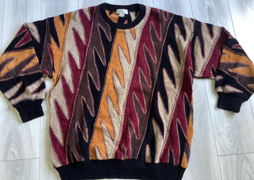 MENS NORM THOMPSON KNIT SWEATER SZ L 
