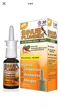SINUS PLUMBER HOMEOPATHIC NASAL SPRAY Congestion Allergies  FAST FREE Shipping
