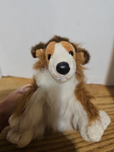 Ganz Webkinz Collie Plush 9" Dog Puppy Brown Toy Stuffed Animal HM149 - Picture 6 of 9