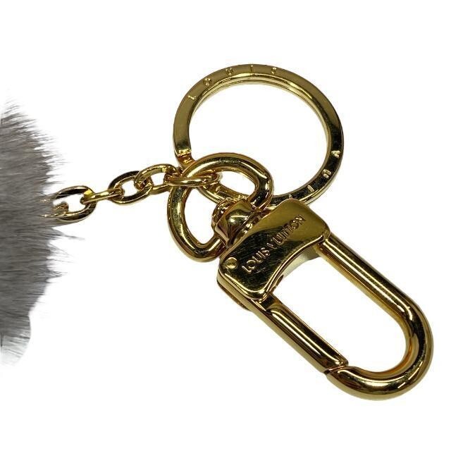 Louis Vuitton Porto Cle Hedgehog Keychain Mink Fur and Leather Bag