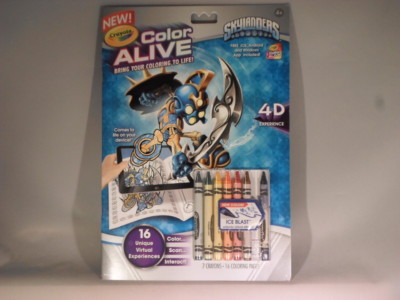 Interactive Coloring Book/Crayons Crayola Color Alive Sky Landers            R27