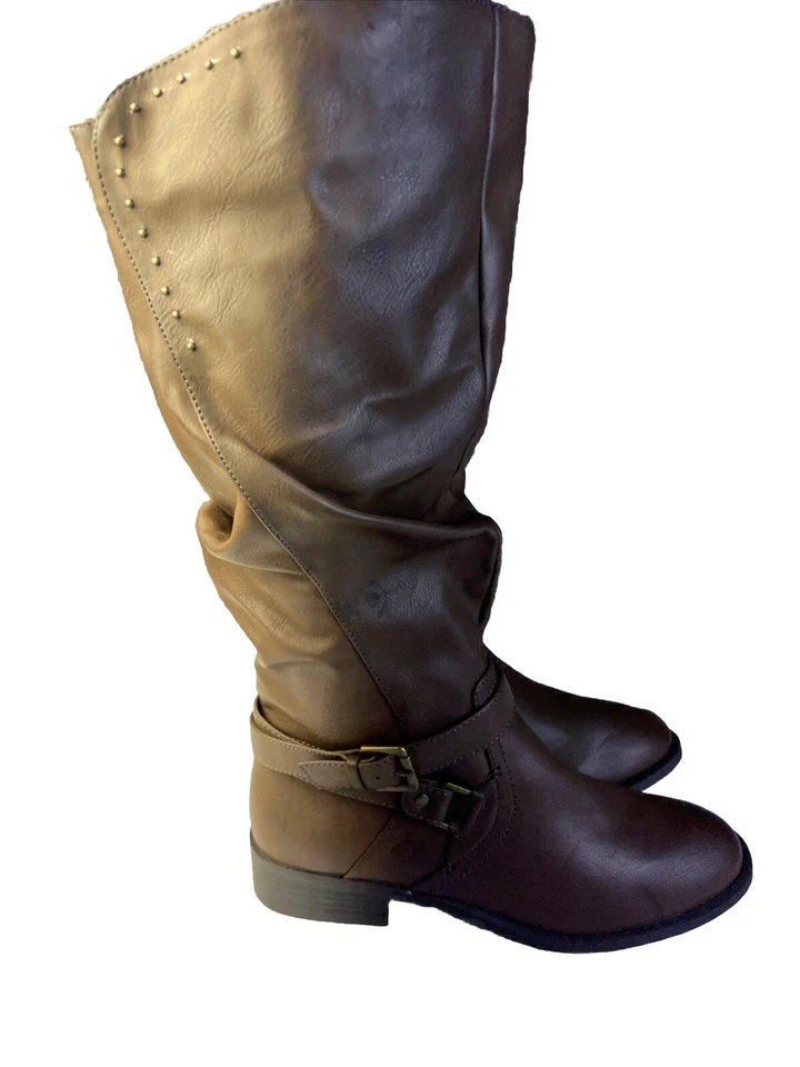 Bota de montar holgada White Mountain Leto marrón NUEVA 6,5 Foto 3 de 4