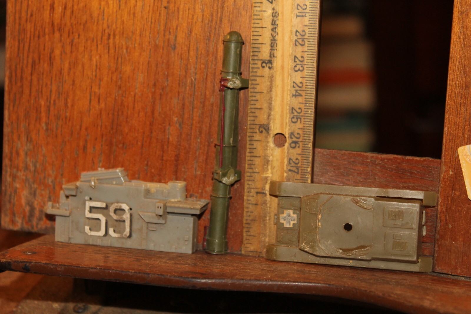 Vintage Junkyard Model Kit PARTS LOT Military eBay