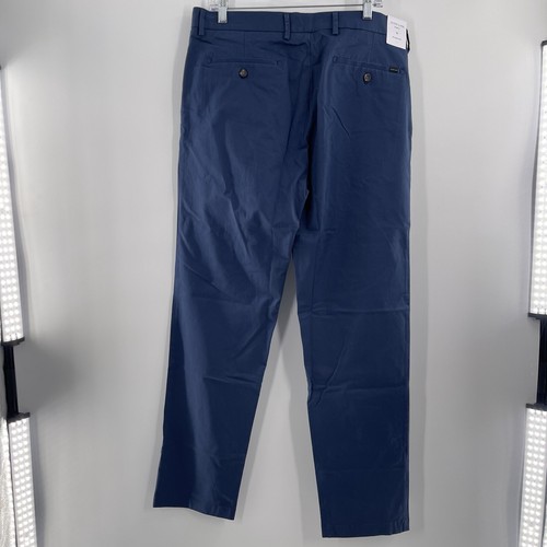 Pantalones chinos elásticos Alton Lane Mercantile para hombre talla 36 x 34 azul nuevos con etiquetas - Imagen 7 de 10