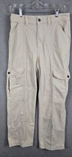 VTG Billabong Pants Mens 29x30 Khaki Cargo Combat Baggy Skater Y2K Straight USA