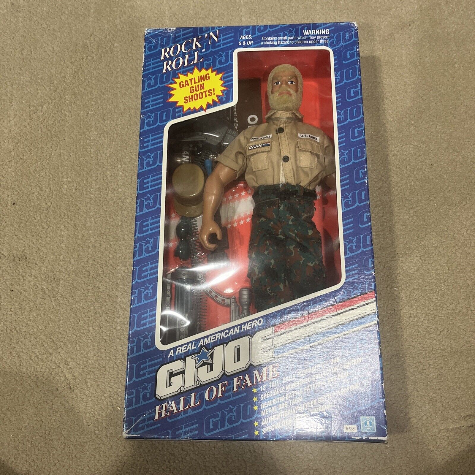 GI JOE HALL OF FAME ROCK 'N ROLL 12" ACTION FIGURE 6128