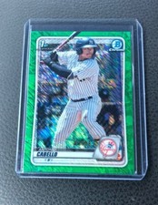 2020 Bowman Chrome ANTONIO CABELLO Green Shimmer Refractor 01/99