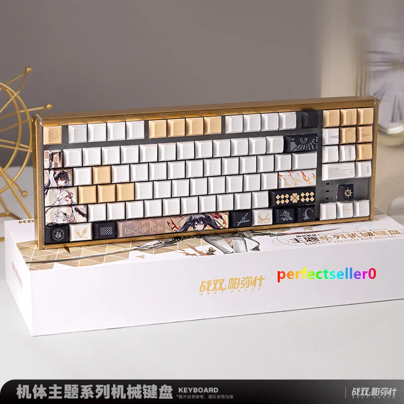 GRAY RAVEN:PUNISHING Lucia Mechanical Keyboard RGB Metal Frame 89 Keys Xmas Gift - Image 2 of 4