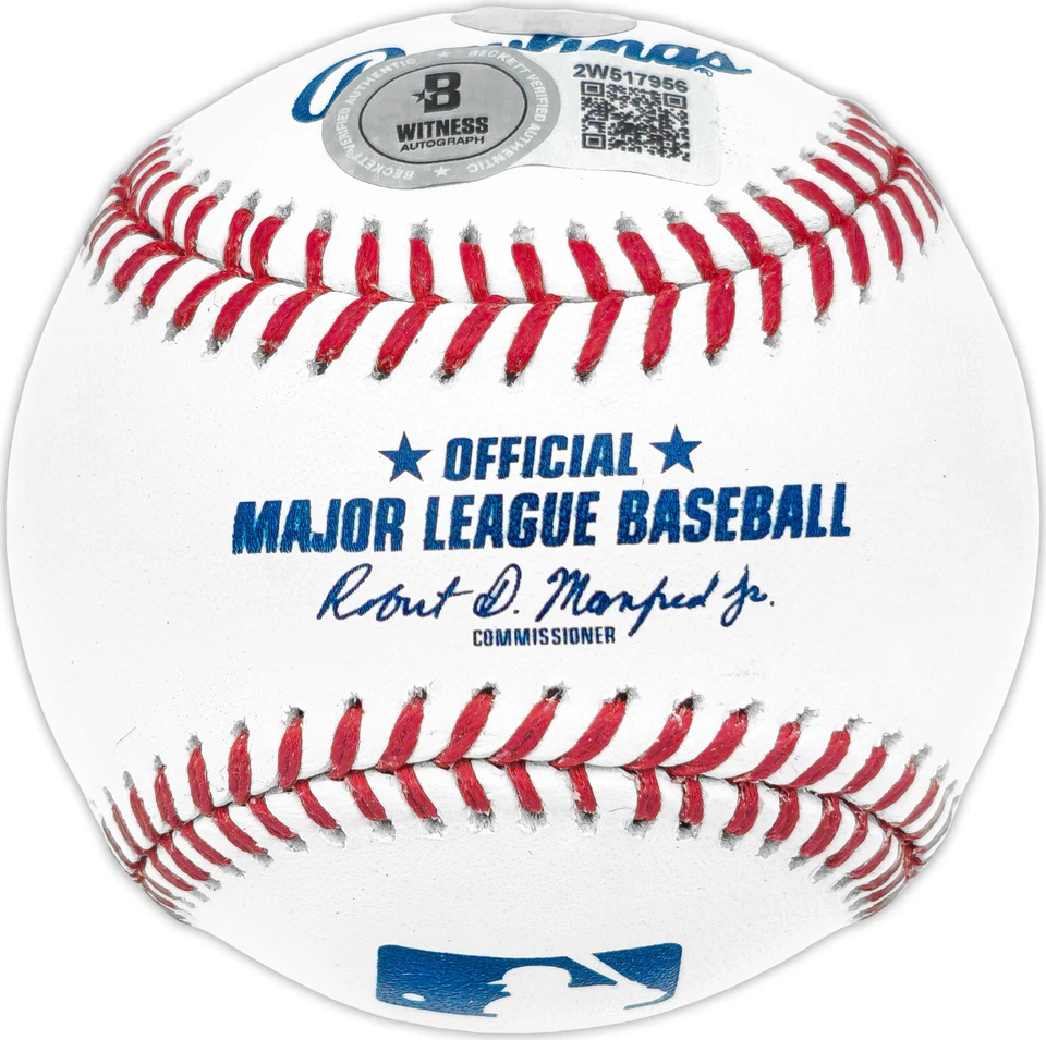 Ichiro Suzuki Autographed Official MLB Baseball Inscribed HOF 25 Beckett Witness - Image 2 of 3