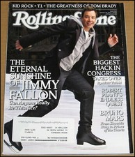 1/20/2011 Rolling Stone Magazine Jimmy Fallon Bruno Mars Robert Plant Tom Brady