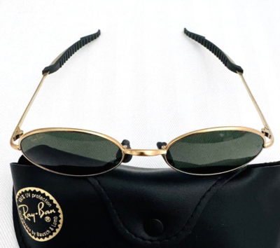 New Old Stock RAY BAN B&L SUNGLASSES W2388 ORBS Matte Gold Arista
